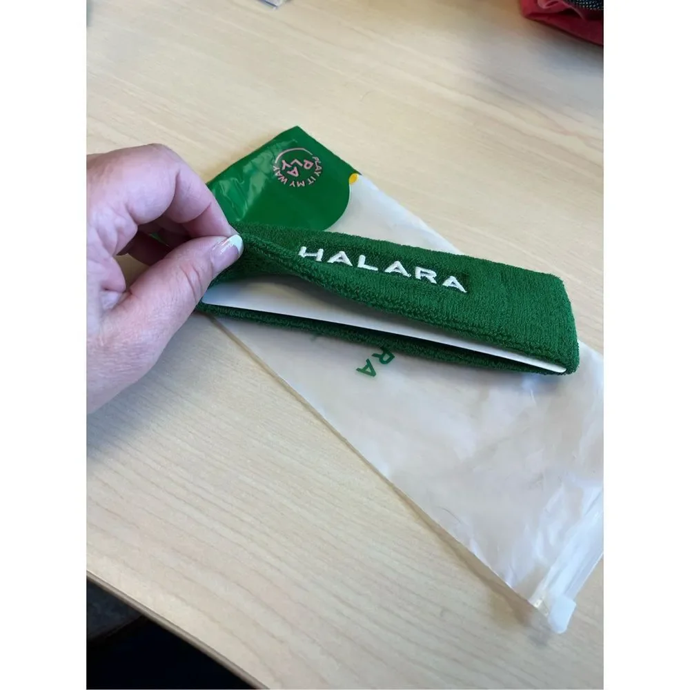 Halara Green Headband NWT